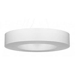 Nowoczesna lampa wisząca SATURNO SL.0795 90 cm biała 8xE27