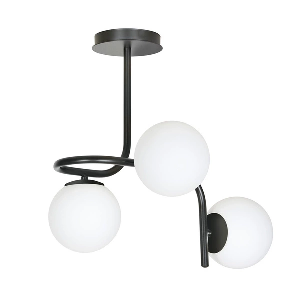 Lampa sufitowa Emibig KALF 3 Czarny 1030/3