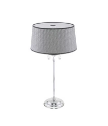 Klasyczna Lampka biurkowa EGIDA wys. 65cm 1xE27 15W IP20 | Chrom