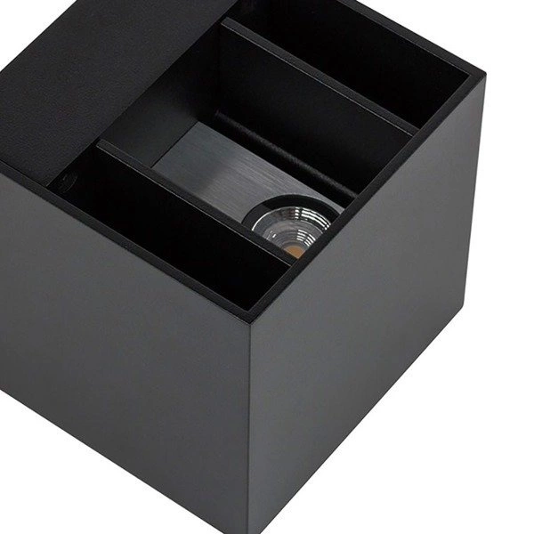kinkiet CUBE CZARNY square