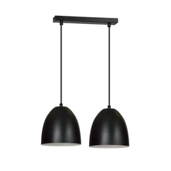 Lampa wisząca Emibig LENOX 2 Czarny / Biały 391/2
