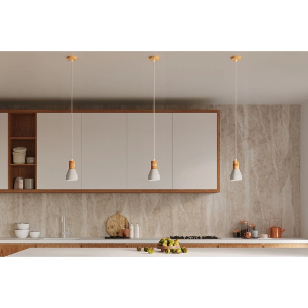 Lampa wisząca QUBIC SL.0964 szara 1xE27