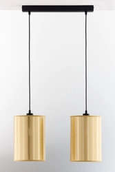 Klasyczna Lampa wisząca CORTINA wys. 100cm 2xE27 15W IP20 | złoty