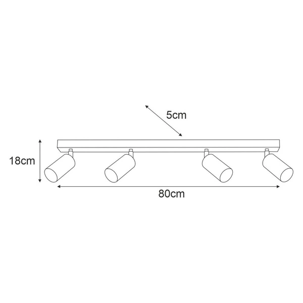 Reflektor / spot K-4554 z serii MONTI