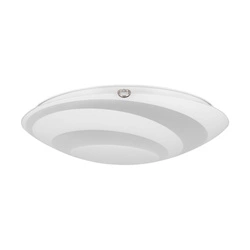 Okrągła lampa sufitowa w zestawie 1xLED 2600lm 2700K 30W Chrom Metal/Biało-Przezroczyste Szkło 4315112