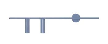 Aldex KINKIET TREVO 2 DUSTY BLUE (left) 1104D16