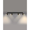 Lampa sufitowa (spot) NERO 4, SL.1072, czarny/złoty, 4x40W GU10