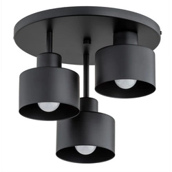 Lampa sufitowa ALFA ERANI CZARNA 3xE27 30cm | 62346