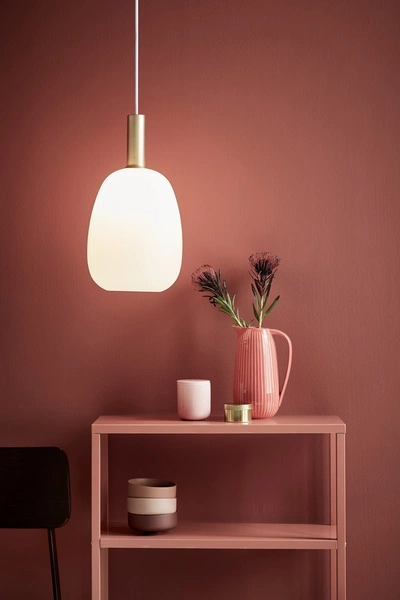 Lampa wisząca ALTON E27 60W Szkło | Biały