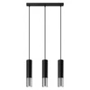 Lampa wisząca LOOPEZ 3L SL.0942 czarny/chrom 3xGU10