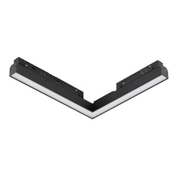 ALFA SAGA TRACK MAGNETIC 2LINE CORNER A 24W CCT SWITCH DIM BK