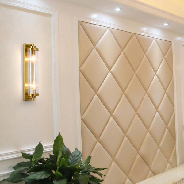 Designerska lampa ścienna kinkiet LORENZO 2x E14 | złoty