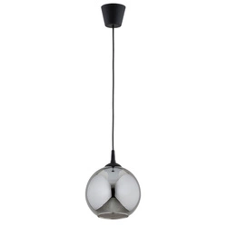 Lampa wisząca ALFA FART 200 CZARNA 1xE27 20cm | 61374