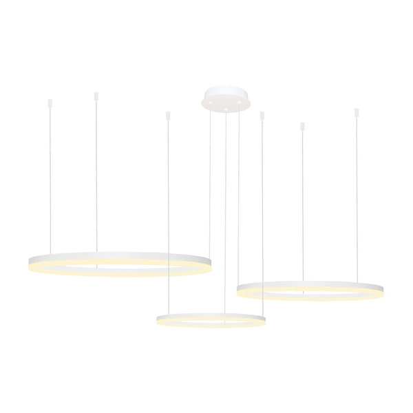 Azzardo HALO PENDANT 100+80+60 CCT BK + REMOTE CONTROL 4975