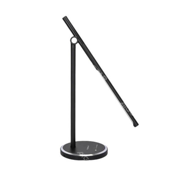 Lampka biurkowa regulowana LED zmiana temperatury + USB ładowarka | czarny