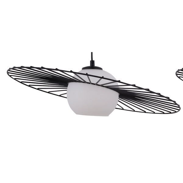 Nowoczesna lampa wisząca szklane kule SOL 2 czarny 32040