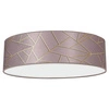 Lampa sufitowa ZIGGY PINK, MLP7586, 50 cm, różowy/złoty, 3x60W E27