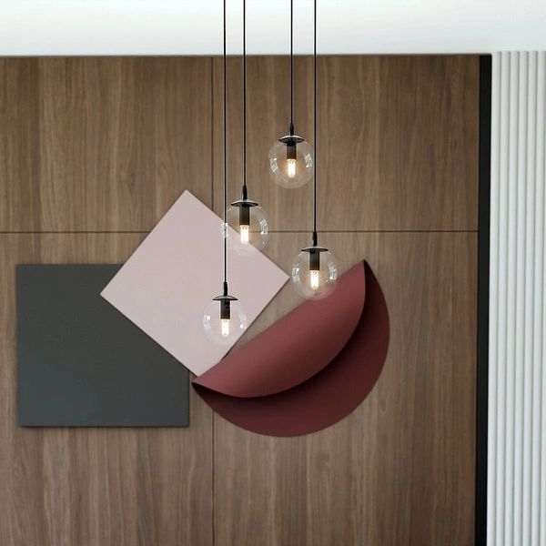 Lampa wisząca Emibig COSMO 4 BL PREMIUM TRANSPARENT 711/4PREM