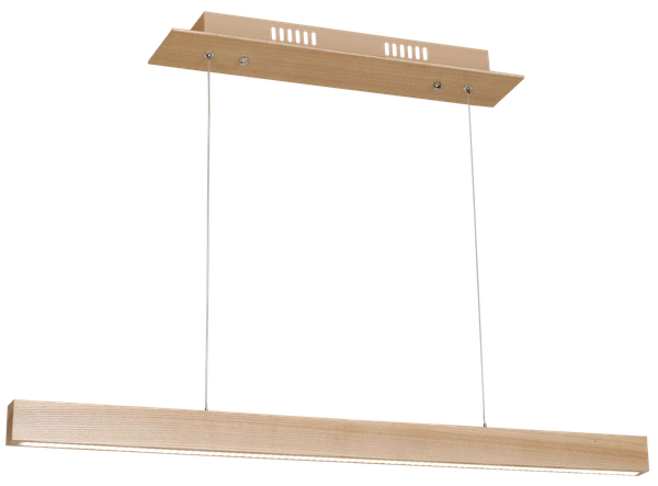 Lampa wisząca TIMBER, naturalne drewno, 18W LED, barwa ciepła 3000K, MLP568