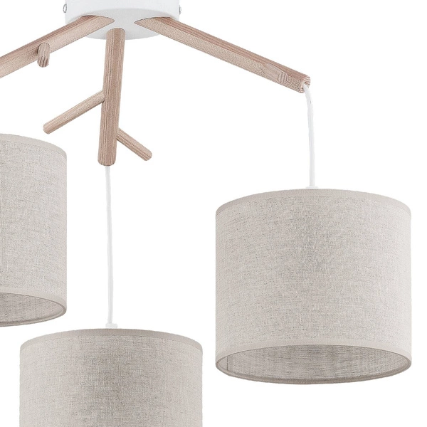 ALBERO LINEN LAMPA WISZĄCA 3 PŁ 6556