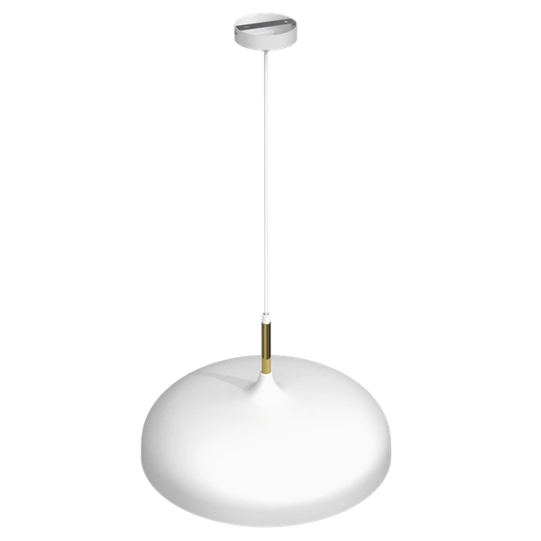 Lampa wisząca LINCOLN, MLP7899, 45 cm, biały/złoty, 1x60W E27