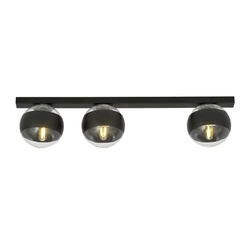 Lampa sufitowa Emibig FIT 3 Czarny/STRIPE 1123/3