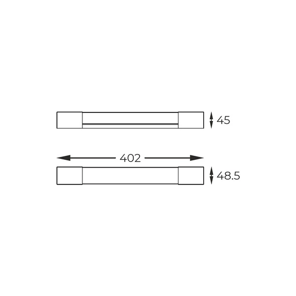 W200526001 PARKS KINKIET ŁAZIENKOWY NIKIEL/NICKEL