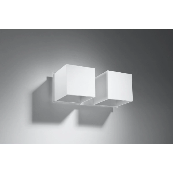 Kinkiet QUAD 2 SL.0656 biały aluminium 2xG9