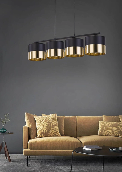 LONDYN GOLD LAMPA WISZĄCA 4 PŁ 3470