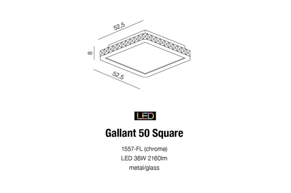 Azzardo GALLANT 50 SQUARE 1595