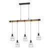 Lampa LOFT Ponte dł. 100cm 5xE27 | czarny