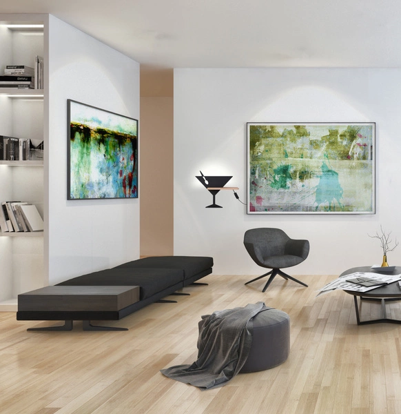 Kinkiet IQ KIDS PICCOLO z półką, 21-03539, czarny, 4W LED, 4000K