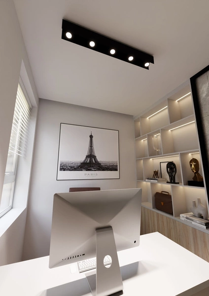 Lampa sufitowa Emibig KENNO 5 Czarny 1141/5