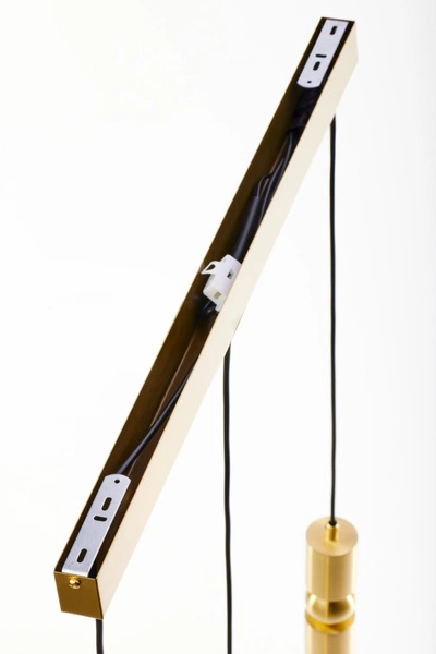 Nowoczesna Lampa wisząca ALAS wys. 120cm 3xG10 14W IP20 | Złoty