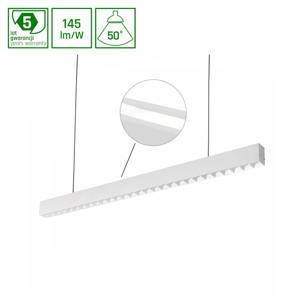 ALLDAY INSPIRE TWO SIDES DARK LIGHT 50st BIAŁY 830 63W 230V 1680mm BIAŁY