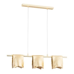 Lampa wisząca ALFA FINEZJA ZŁOTA 3xE14 77cm | 62307