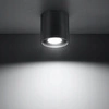 Plafon Sollux ORBIS Lampa sufitowa aluminiowa antracyt 1xGU10 40W,  SL.0568