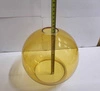 Klosz kula 18cm żółty transparent 80631, 80585