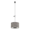 Lampa wisząca LAGO S E27 wys.130cm szer.40cm | Szary 11673