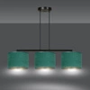 Lampa wisząca Emibig HILDE 3 BL GREEN 1051/3