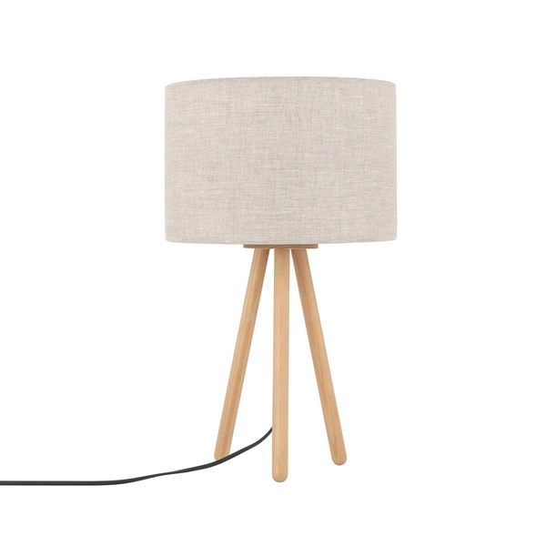 Minimalistyczna lampka nocna buk TOKYO E27 60W wys. 52cm | len 5291