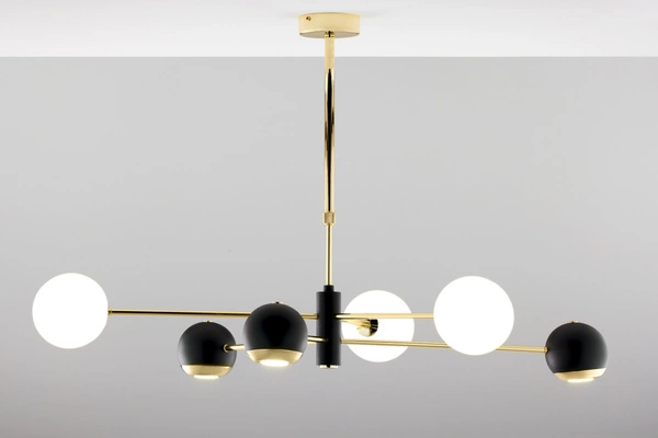 Nowoczesny Żyrandol MOKA wys. 47-69cm 3xG9 3xGU10
14W IP20 | Złoty