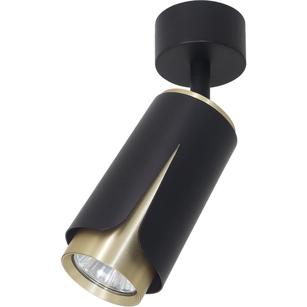 FLOWER BLACK GOLD SPOT 1xGU10