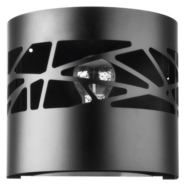 Lampa kinkiet MODUŁ FREZ czarny metalowy