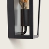 Kinkiet Ścienny zewnętrzny Czarny Klasyczny IP44 Abruzzo Paolo E27 24cm