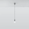 Lampa Wisząca DIEGO 1, PCV Szara, E27 60W, SL.0575