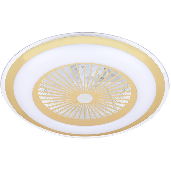 Plafon - lampa z wentylatorem LED ZONDA GOLD 60W / złota
