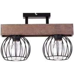 Lampa sufitowa MILAN 2 PLAFON brązowy 31571