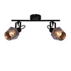 Lampa sufitowa RANDI, 92-13361, czarny/dymiony, 2x15W E14