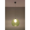 Szklana lampa wisząca BALL SL.0254 Zielona 1xE27